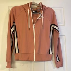 Pink zip up hoodie